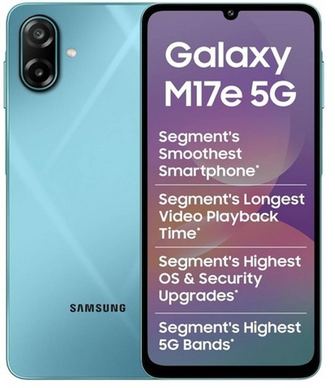 Samsung Galaxy M17e Blitz Blue 128 GB Indian Sim Unlocked Global Version
