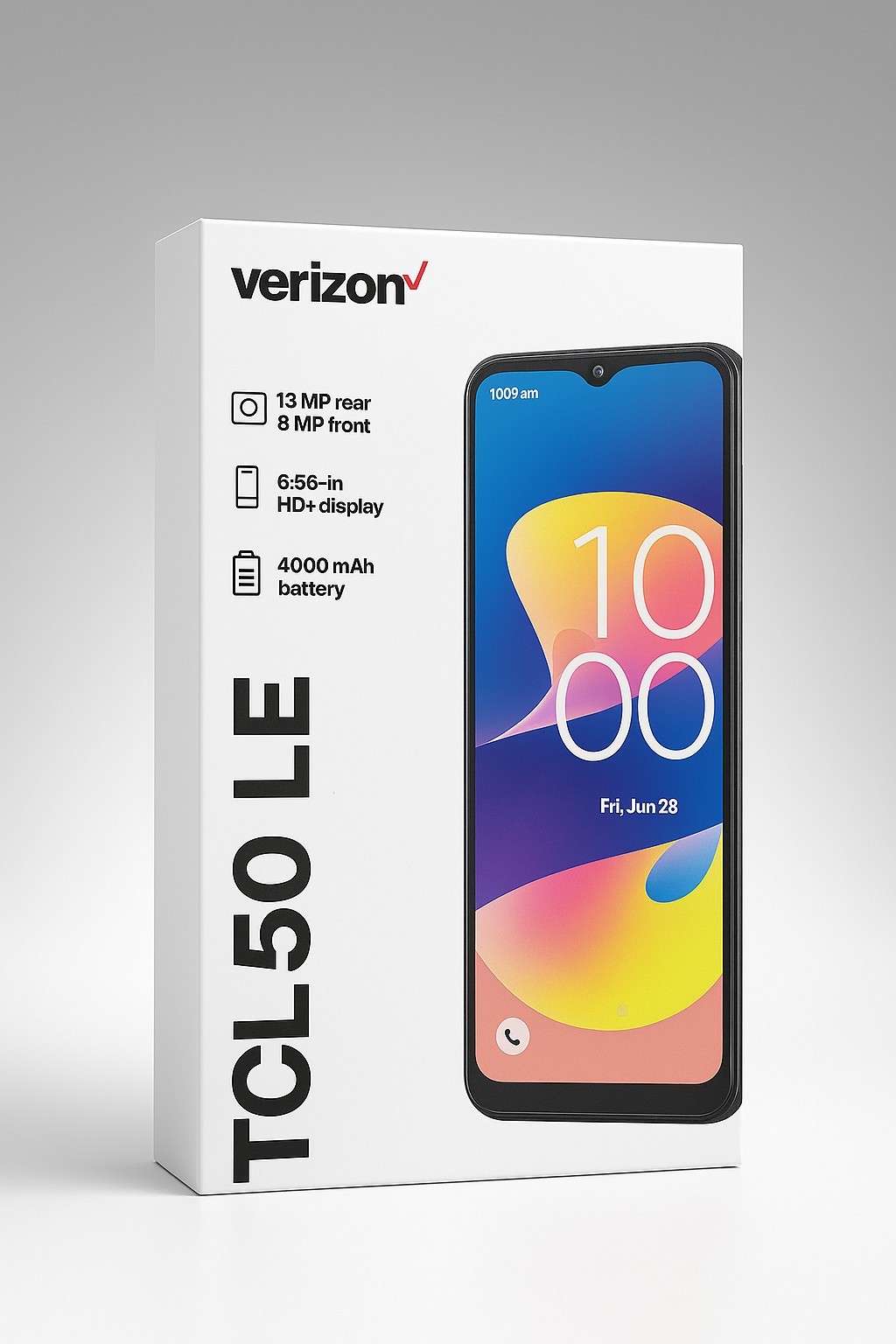 Verizon Prepaid TCL 50 LE 6.56″ HD+ Display 13MP Camera 4000 mAh Battery – NEW