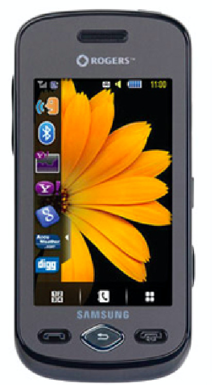 SAMSUNG FOREVER SGH-A886 ROGERS CHATR MOBILE NICE CELL PHONE CELLULAR HSPA TOUCH
