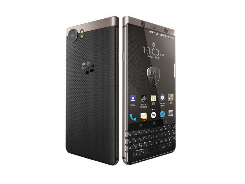 BlackBerry Keyone 64GB 12MP Dual SIM Gold 4G LTE Unlocked Smartphone- New Sealed