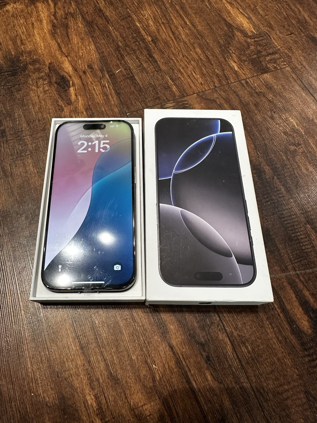 Apple iPhone 16 Pro 256GB Unlocked Natural Titanium – 95% Battery Box Included
