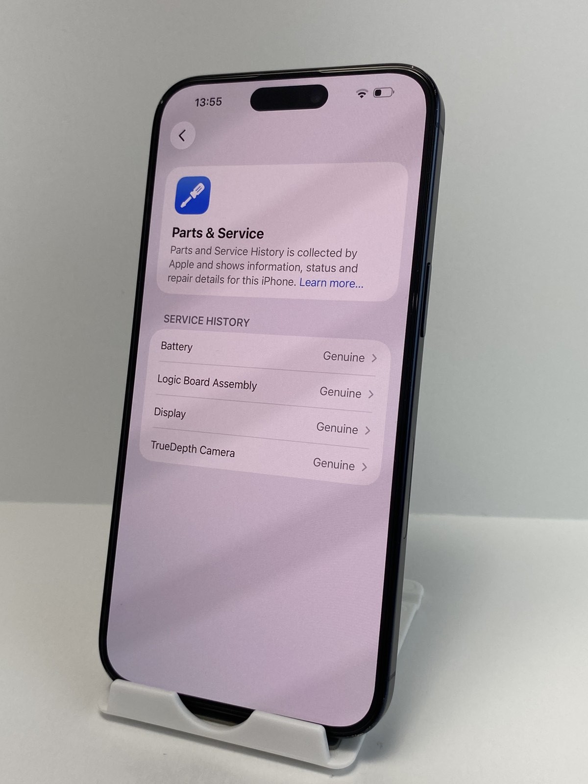Apple iPhone 15 Pro Max A2849 1TB Blue 100% battery health Factory Unlocked