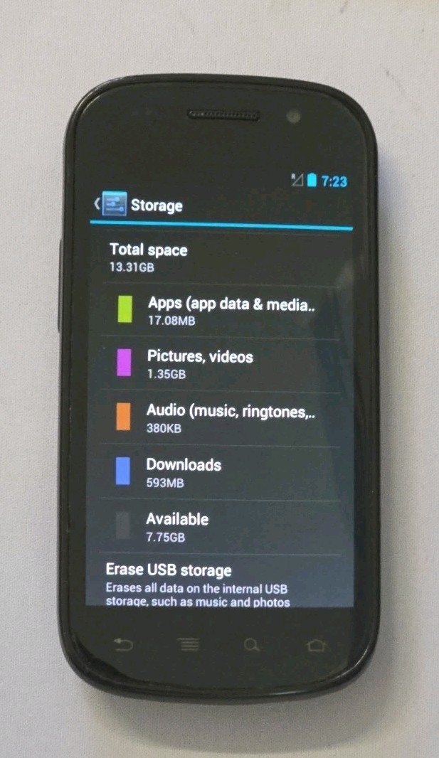 Samsung Nexus S 4G, SPH-D720, 16GB, CDMA, Sprint, Android, Custom Rom, 3G, Rare