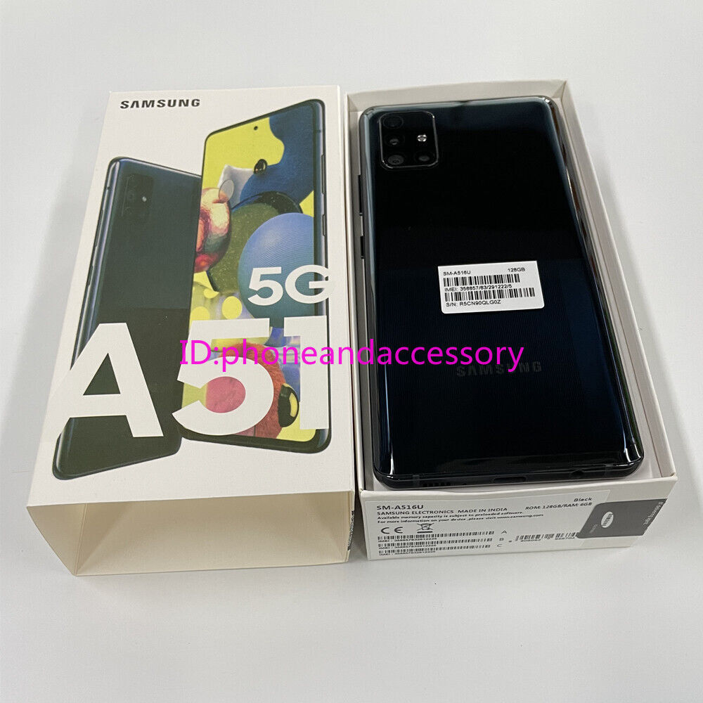 Unlocked Samsung Galaxy A51 5G SM-A516U 6/128GB 48MP 6.5″ Smartphone-New Sealed