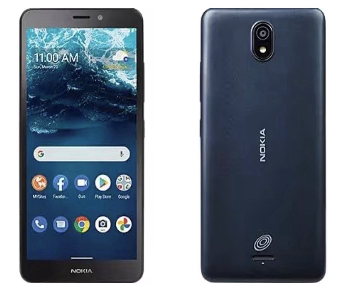 Nokia C100 4G LTE 32GB Storage 5.45″ HD+ Display Android 12 Unlocked Blue