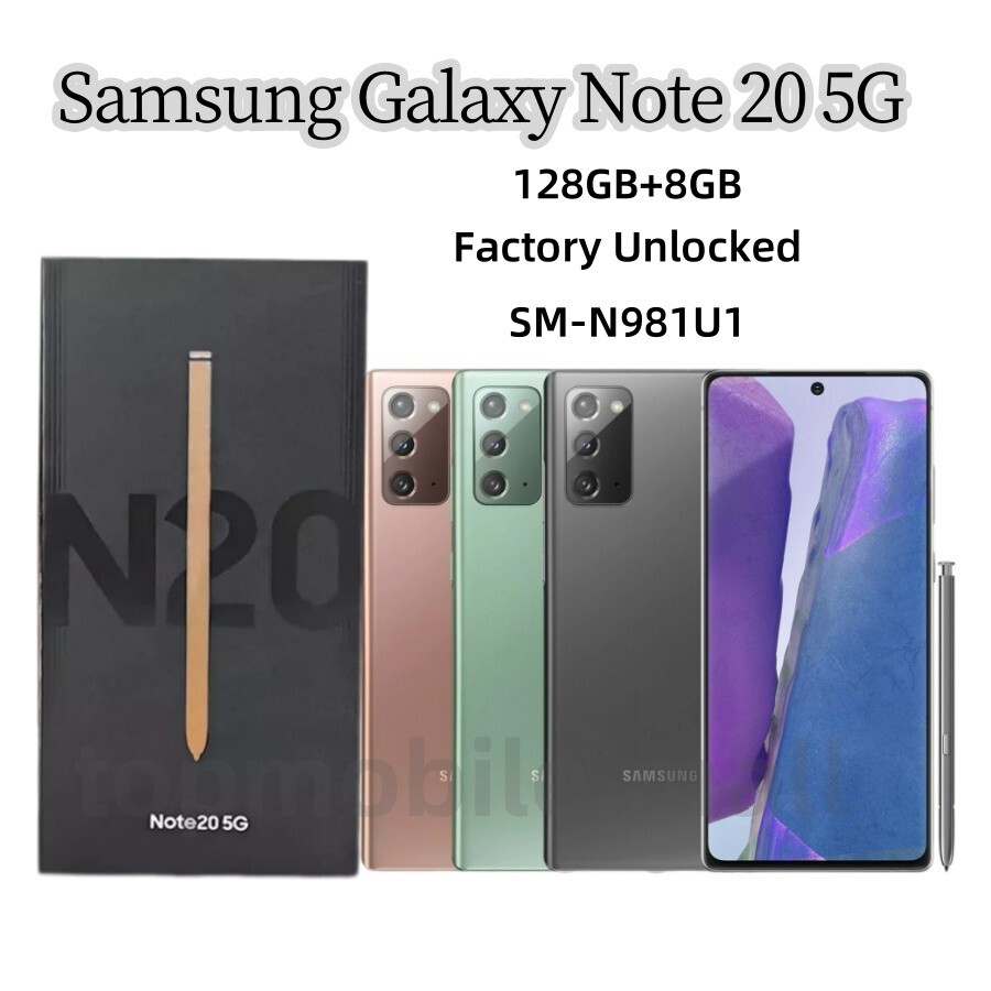 Samsung Galaxy Note 20 5G SM-N981U1 128GB Factory Unlocked Smartphone New Sealed