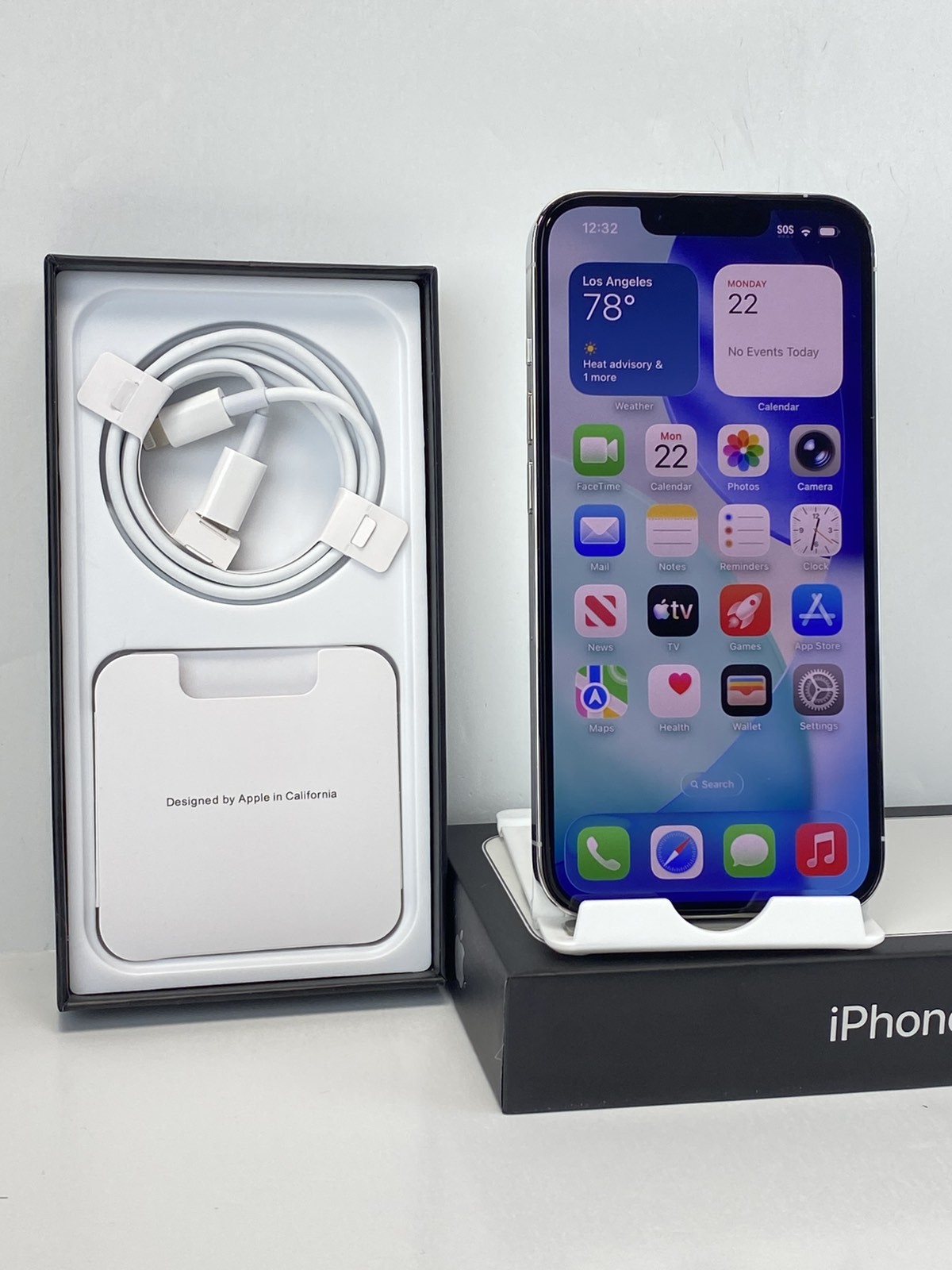 Apple iPhone 13 Pro A2483 128GB Silver Unlocked 95% battery health Clean IMEI