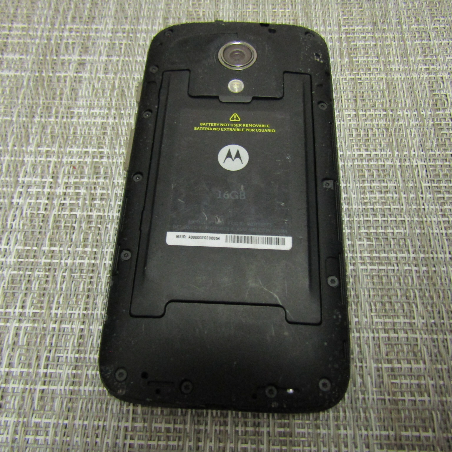 MOTOROLA MOTO G 1ST GEN (UNKNOWN) CLEAN ESN, UNTESTED, PLEASE READ!! 59536
