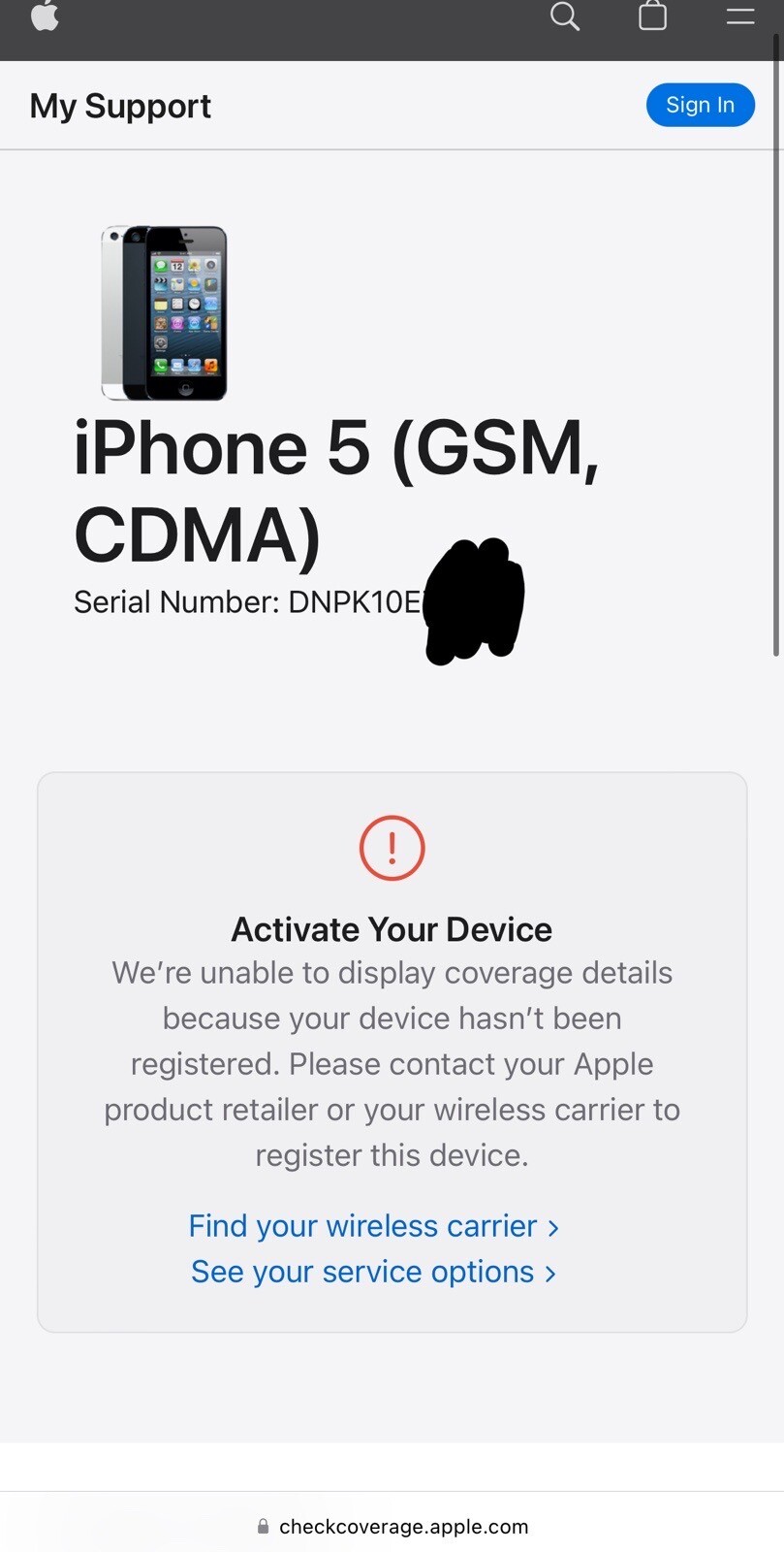 Apple iPhone 5 – 32GB – Black & Slate (Unlocked) A1428 On iOS 6