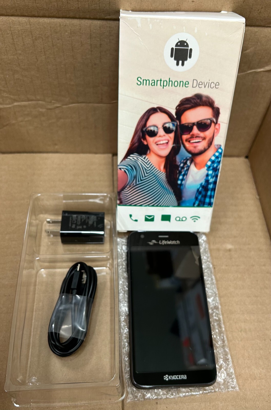 LOT OF 10 NEW Kyocera LifeWatch WaterProof Rugged Android Smartphone – CD8100G
