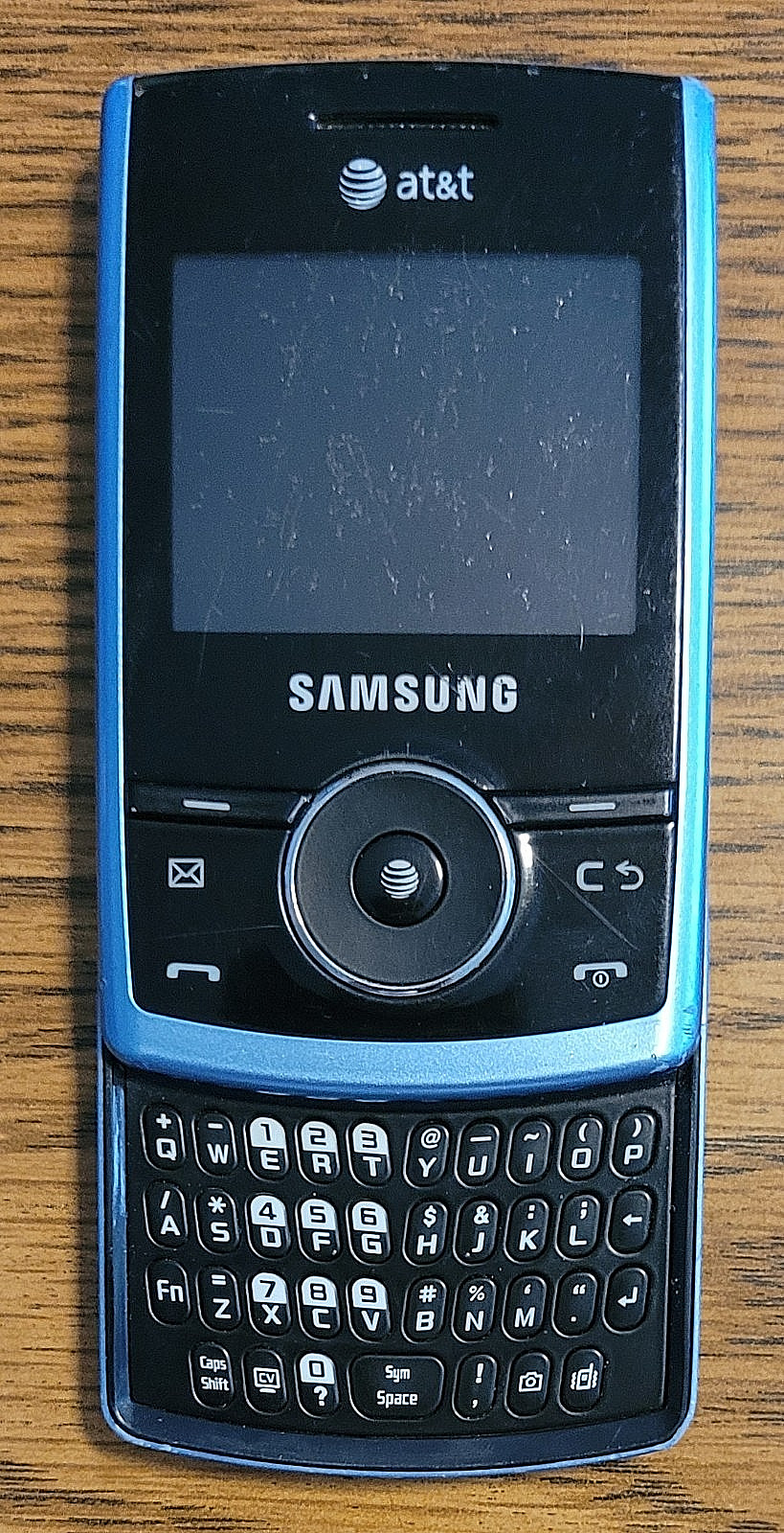 Samsung Propel SGH-A767 – Blue and Black ( AT&T ) Very Rare GSM Slider Phone