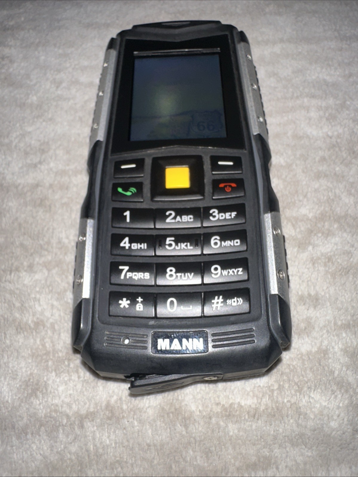MANN ZUG S Yellow GSM Cell Phone GSM 850/900/1800/1900MHz