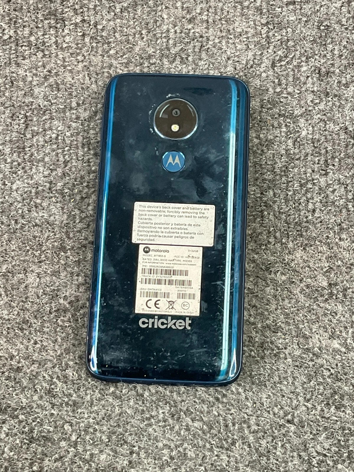 Motorola Moto G7 XT1955-5 32GB Ocean Blue Used Phone