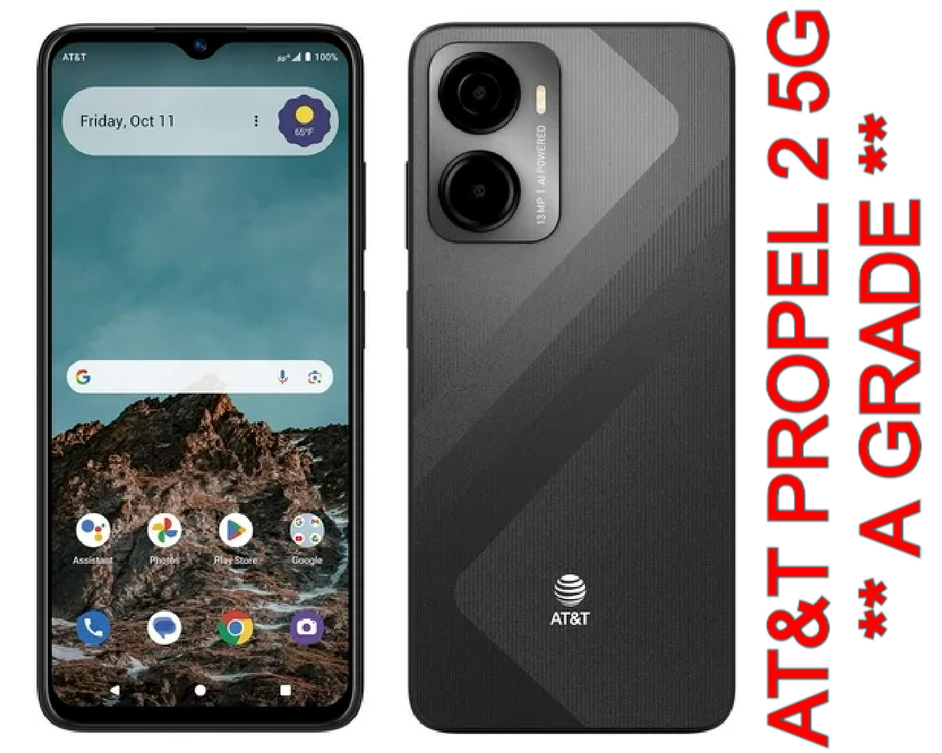 UNLOCKED or AT&T PROPEL 2 5G U655AA 64GB 6.6″ ANDROID SMART PHONE *A GRADE*