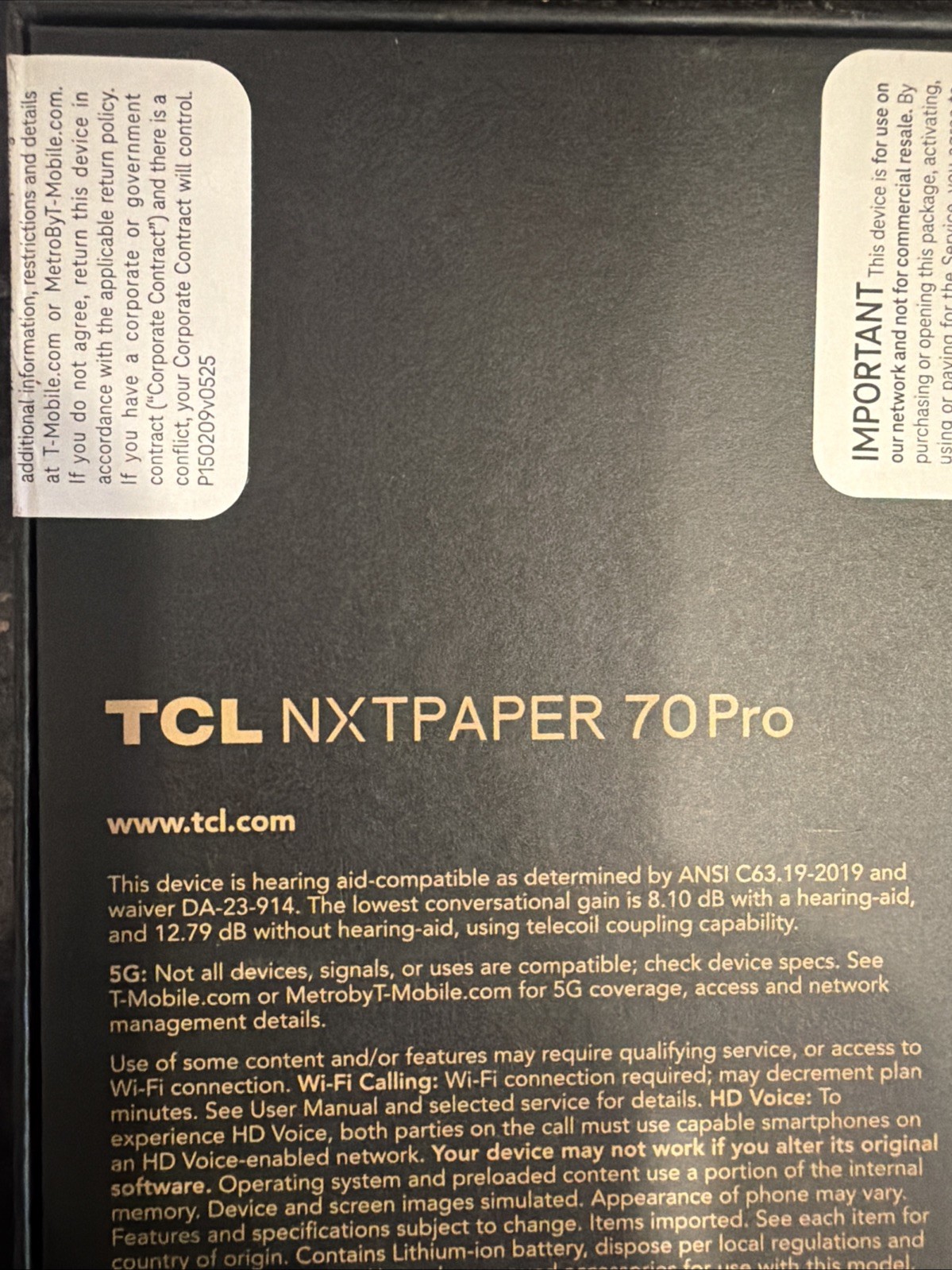 TCL NXTPAPER 70 pro – T-Mobile