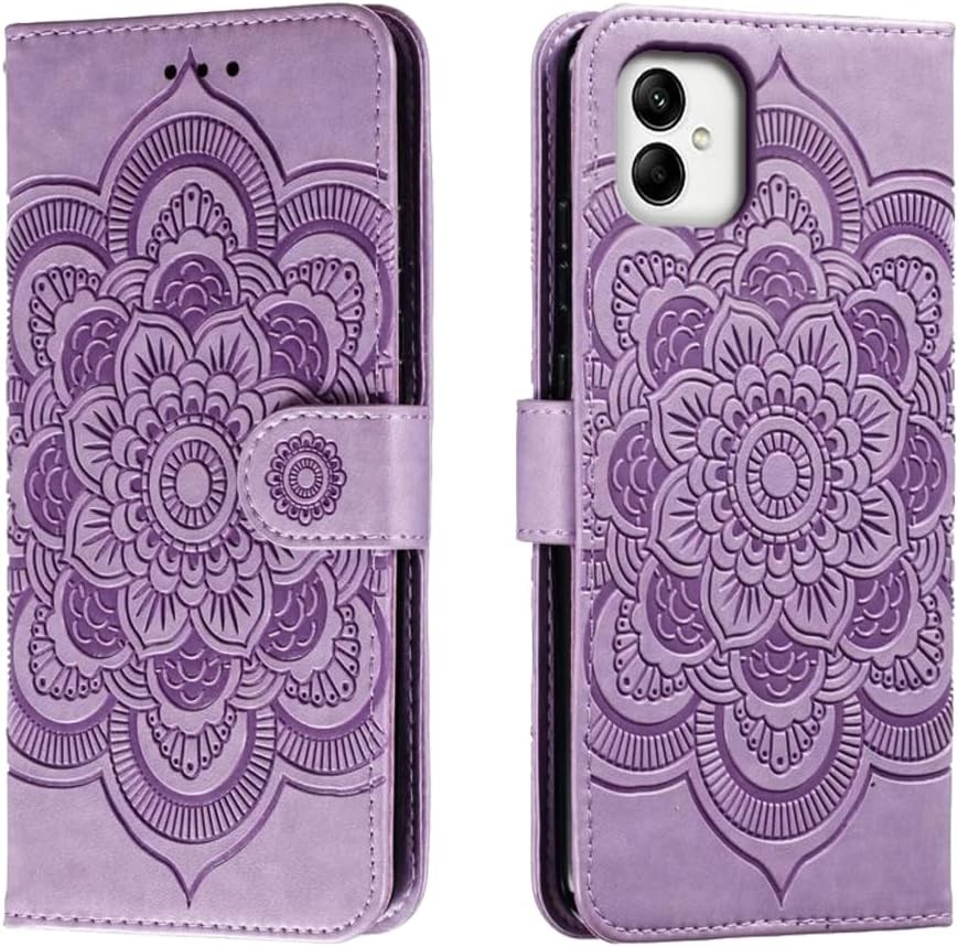 Samsung Galaxy A06 / A07 Case Wallet with Card Holder Kickstand Magnetic Soft Le