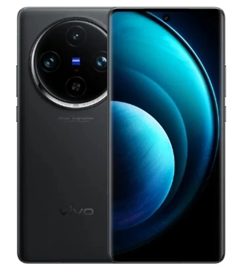 VIVO X100 5G Unlocked 256GB 6.78in MediaTek Dimensity 9300 64MP White Black