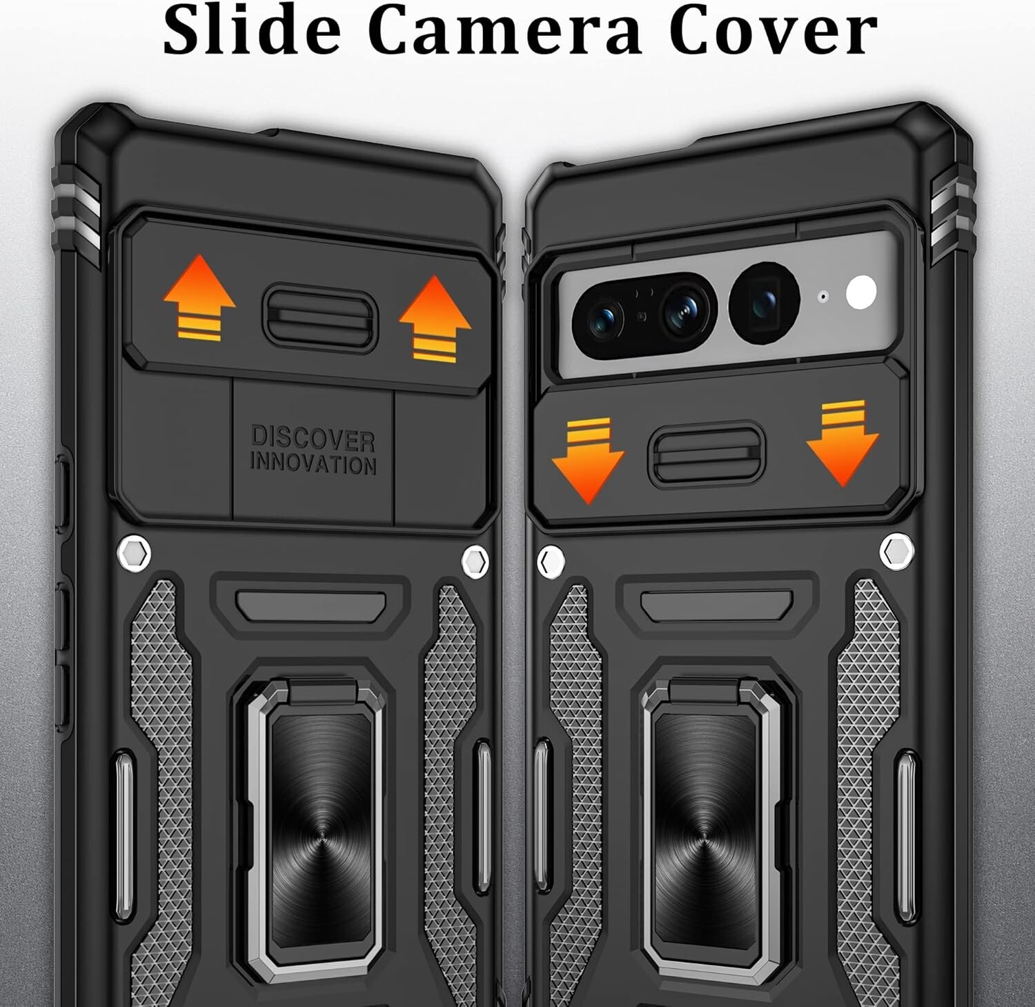 For Google Pixel 7 Pro Case With HD Screen Protector & Military Grade Kickstand