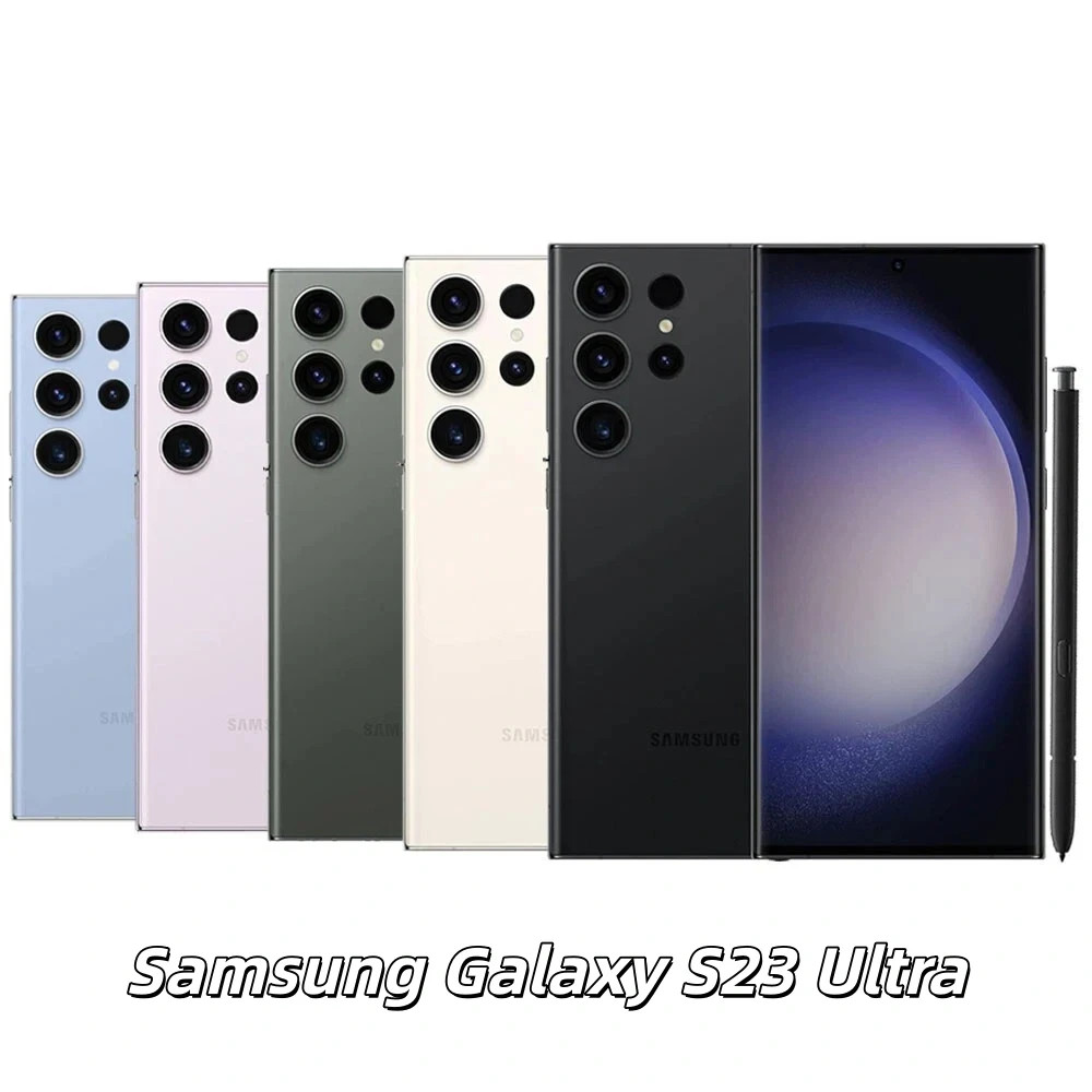 Samsung Galaxy S23 Ultra 5G SM-S918U1 New Unlocked All Colors Full Memory GSM CD