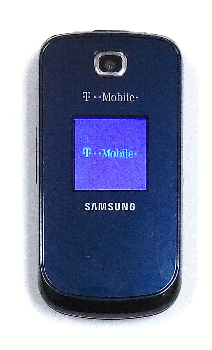 Samsung SGH-T259 – Midnight Blue and Black ( T-Mobile ) Rare Cellular Flip Phone