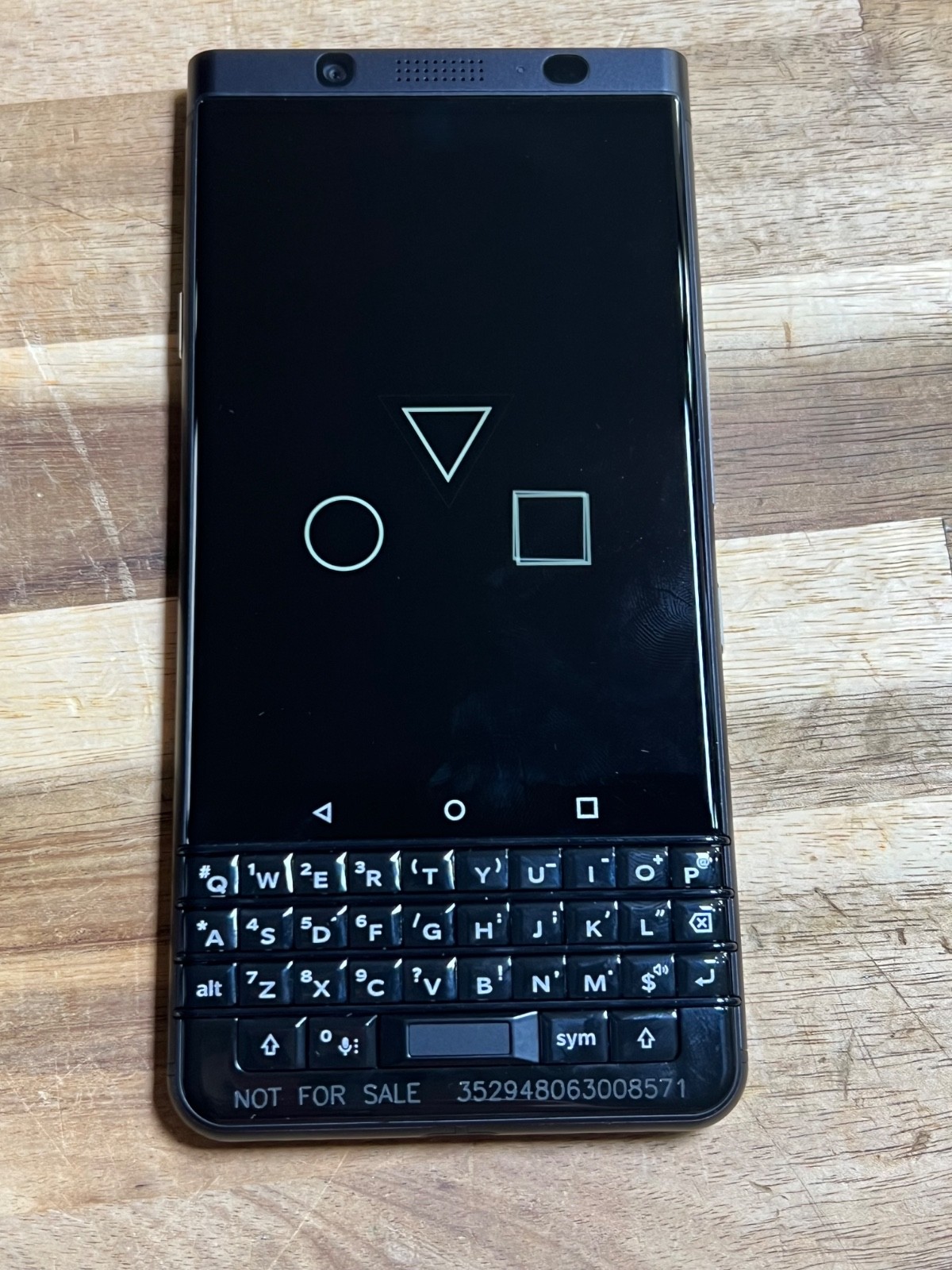 BlackBerry Keyone BBB100-1 32GB – RARE DEVELOPER PROTOTYPE!