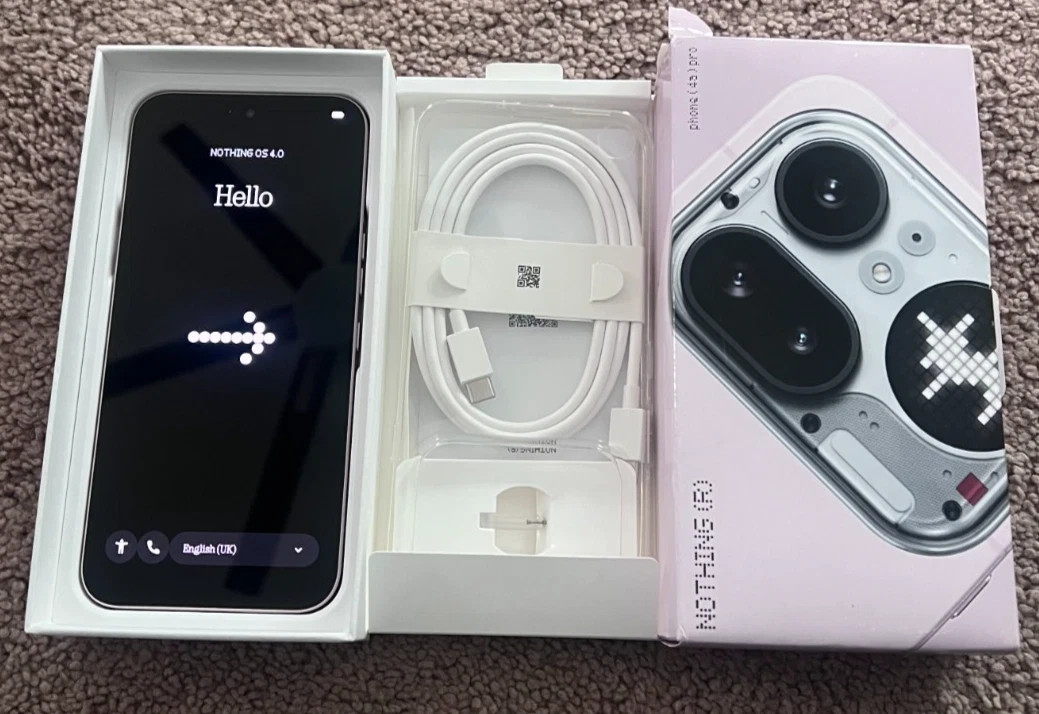 Nothing Phone (4a) Pro Pink 12GB RAM 256GB Smartphone A069P (Open Box)