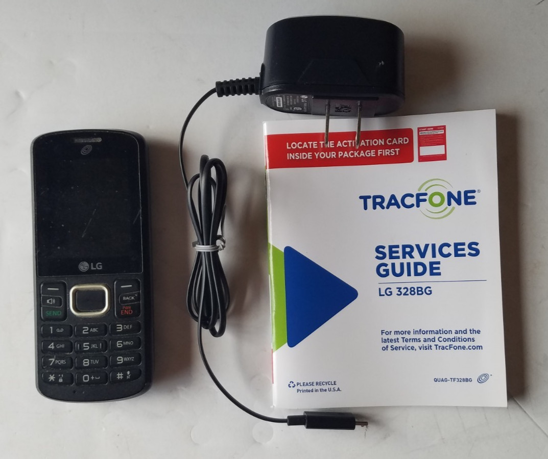 LG 328BG – Black and Gray Cellular Phone ( TracFone )