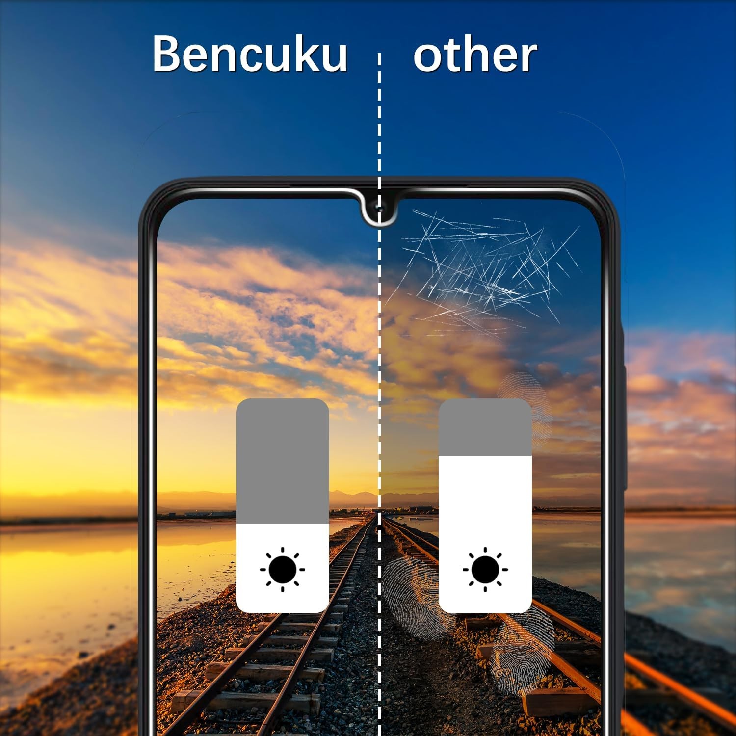 2PCS Privacy Screen Protector & Anti Scratch for Samsung Galaxy A06 A05s Tempere