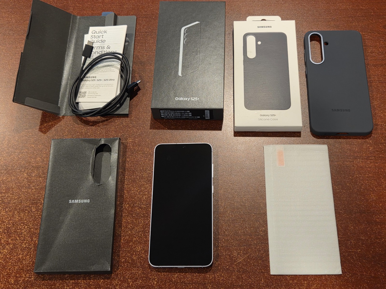 MINT Samsung Galaxy S25+ Plus SM-S936U1 – 256GB – Iceblue (Unlocked)