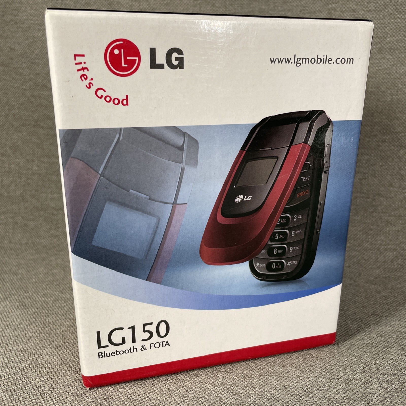 LG150 – Red & Black ( iWireless ) CDMA Flip Phone NOS 2006 *Super Rare*