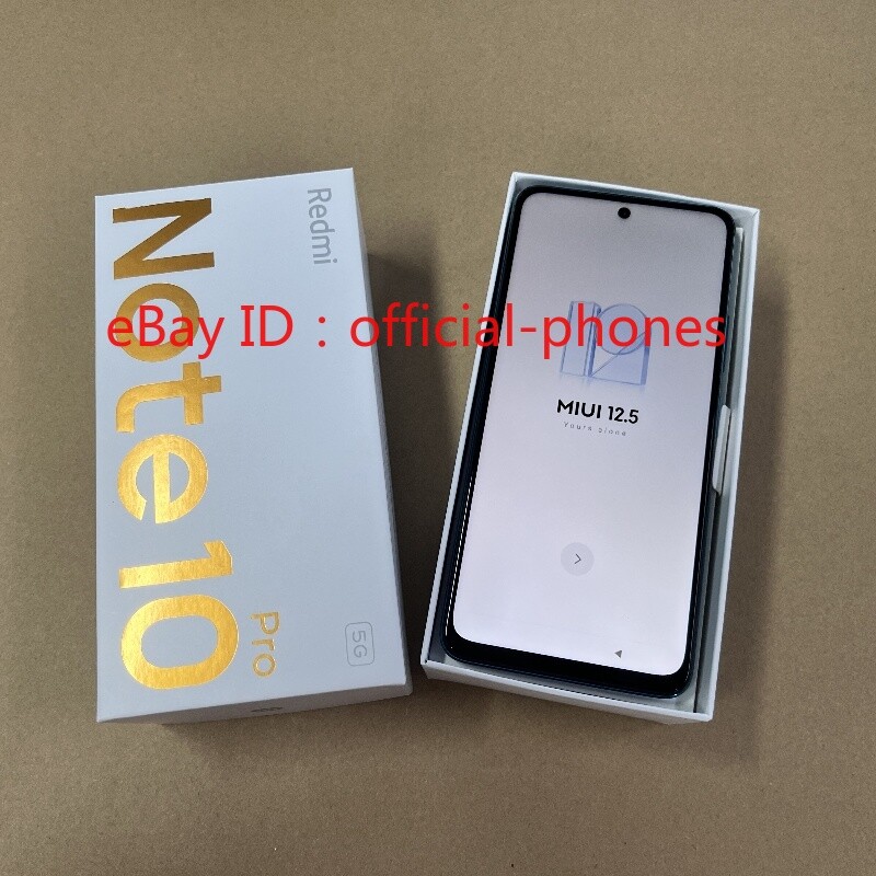 Xiaomi Redmi Note 10 Pro 5G 6/128GB 6.6″ 64MP Octa-core Unlocked New Unopened