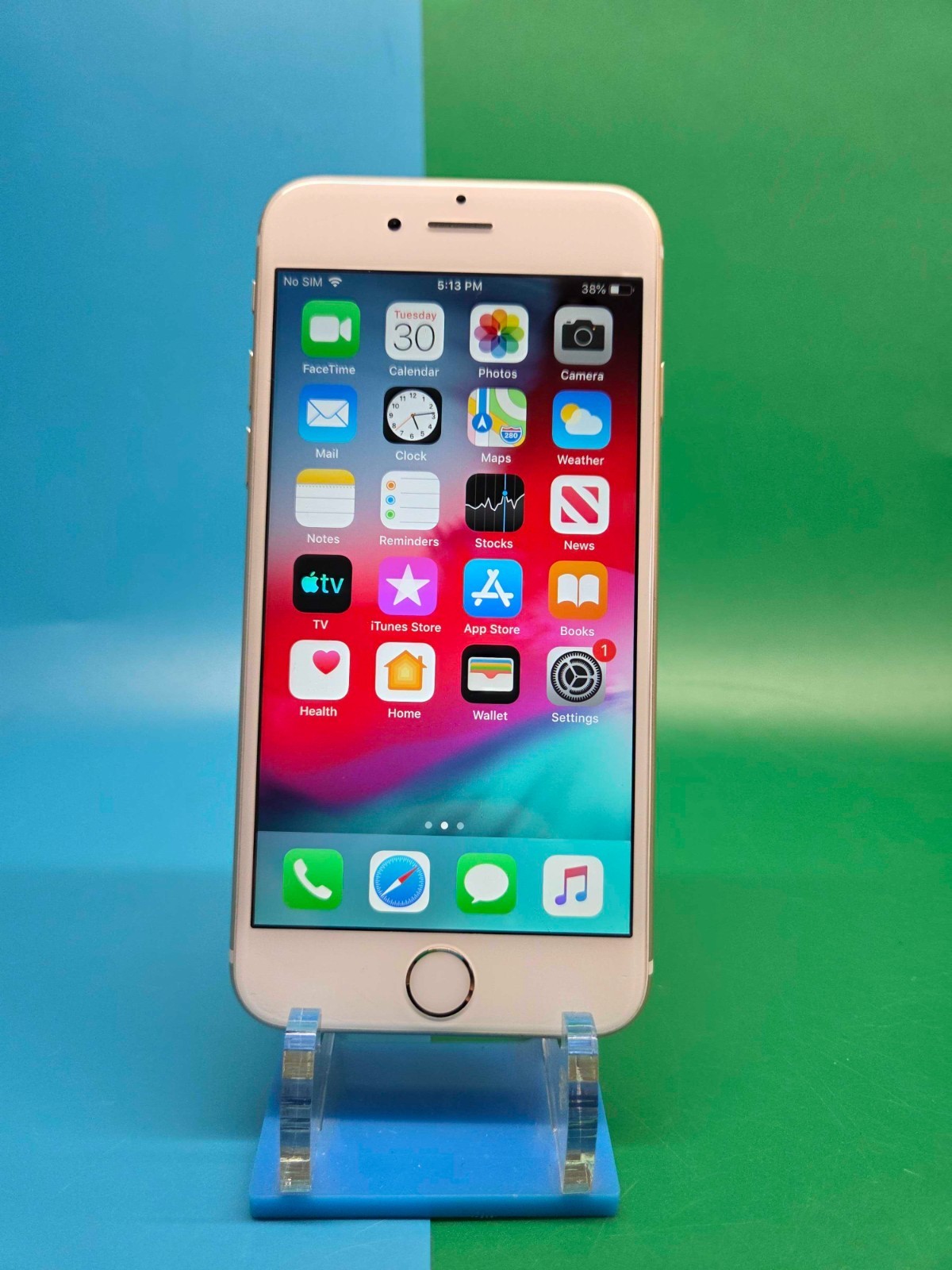 Apple iPhone 6 Cell Phone A1549 AT&T Gold/White- 64GB 88% Battery Health