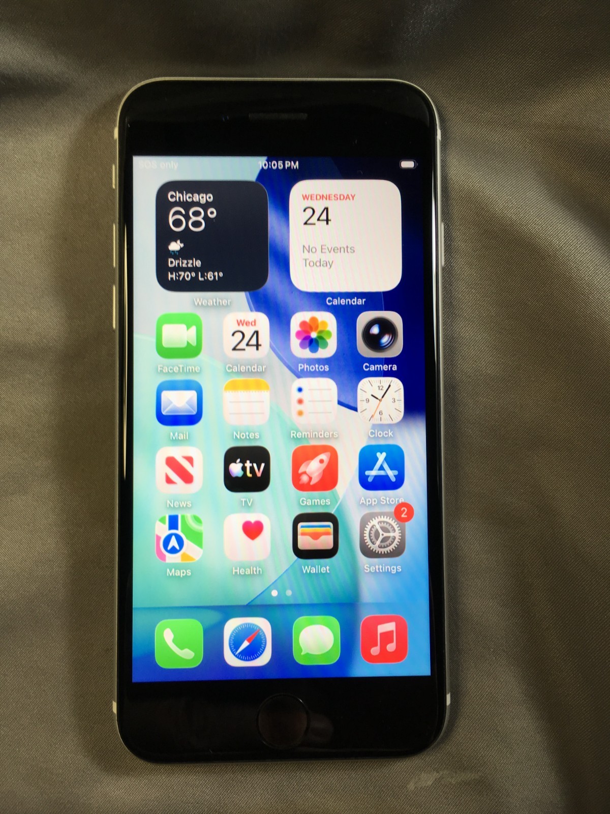 Apple iPhone SE (2nd Gen) Fully Unlocked, eSIM, Model A2275, 64GB, White (p3j)
