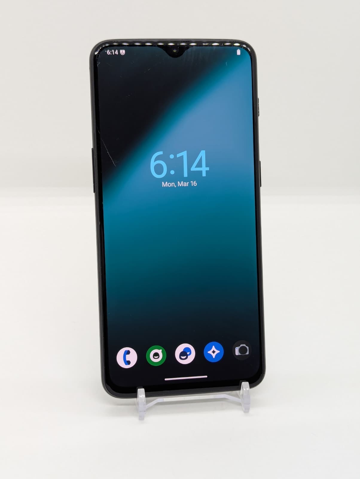 Degoogled OnePlus 6T 128GB Unlocked Lineage OS Smartphone A6013 8GB RAM Black