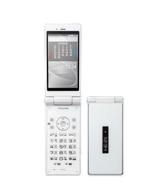 SHARP AQUOS KEITAI SH-06G DOCOMO Android Flip Phone Unlocked White Japan Used JP