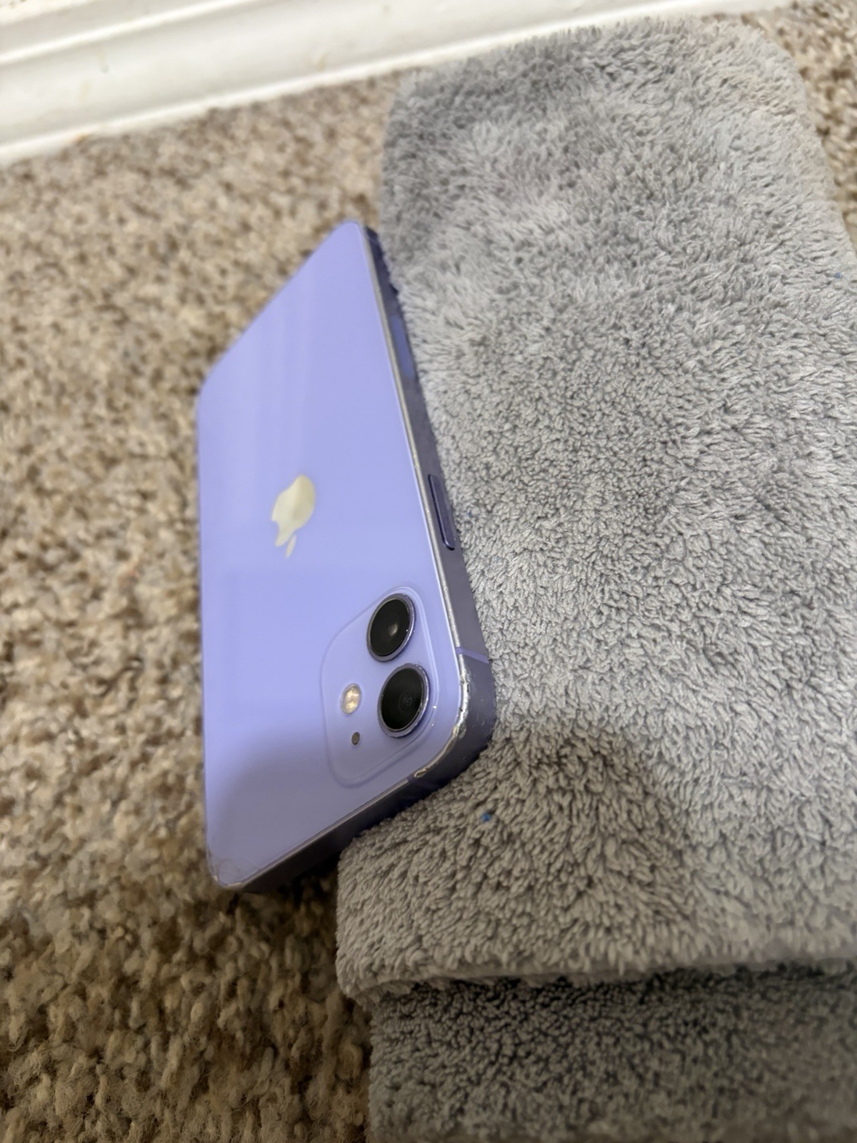 Apple iPhone 12 – 64GB – Purple (Read Description)
