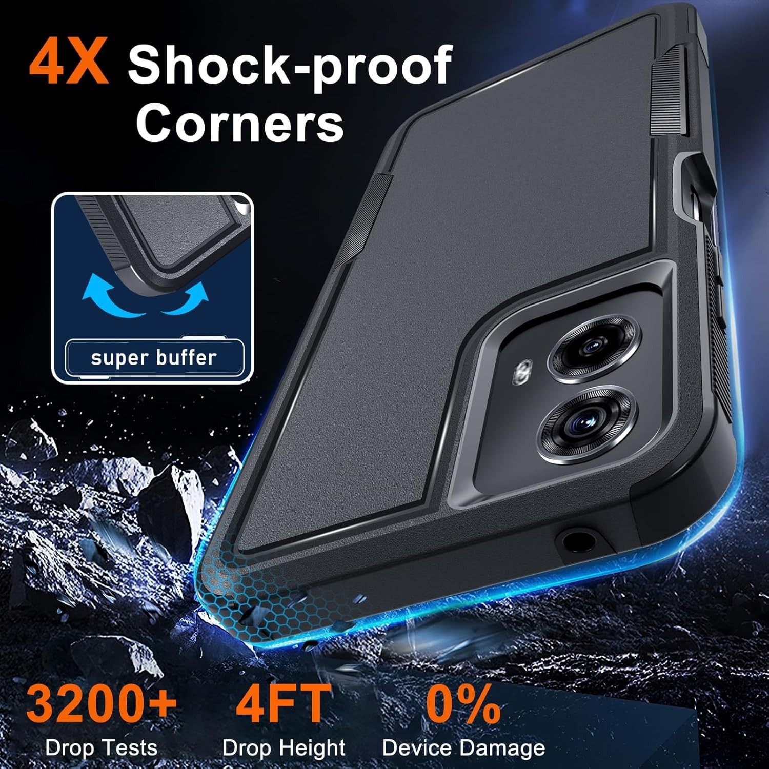 Motorola Moto G Power 5G 2024 Case, Full Body Heavy Duty Rugged Shockproof Cover