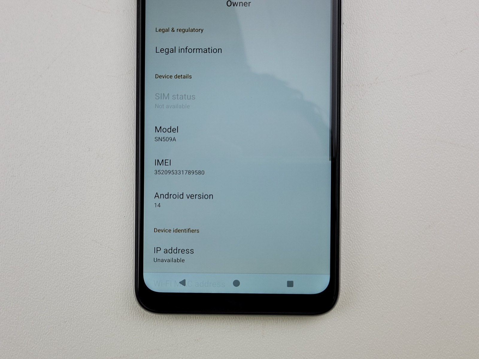 AT&T Motivate Pro 5G (SN509A) 128GB (AT&T) Smartphone – Clean IMEI – H7998