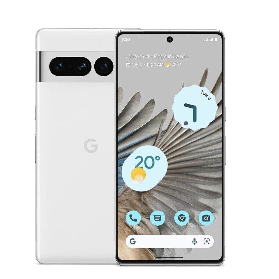 Unlocked Google Pixel 7 Pro 5G 128GB/256GB 6.7″ Hazel/Obsidian/Snow New Sealed