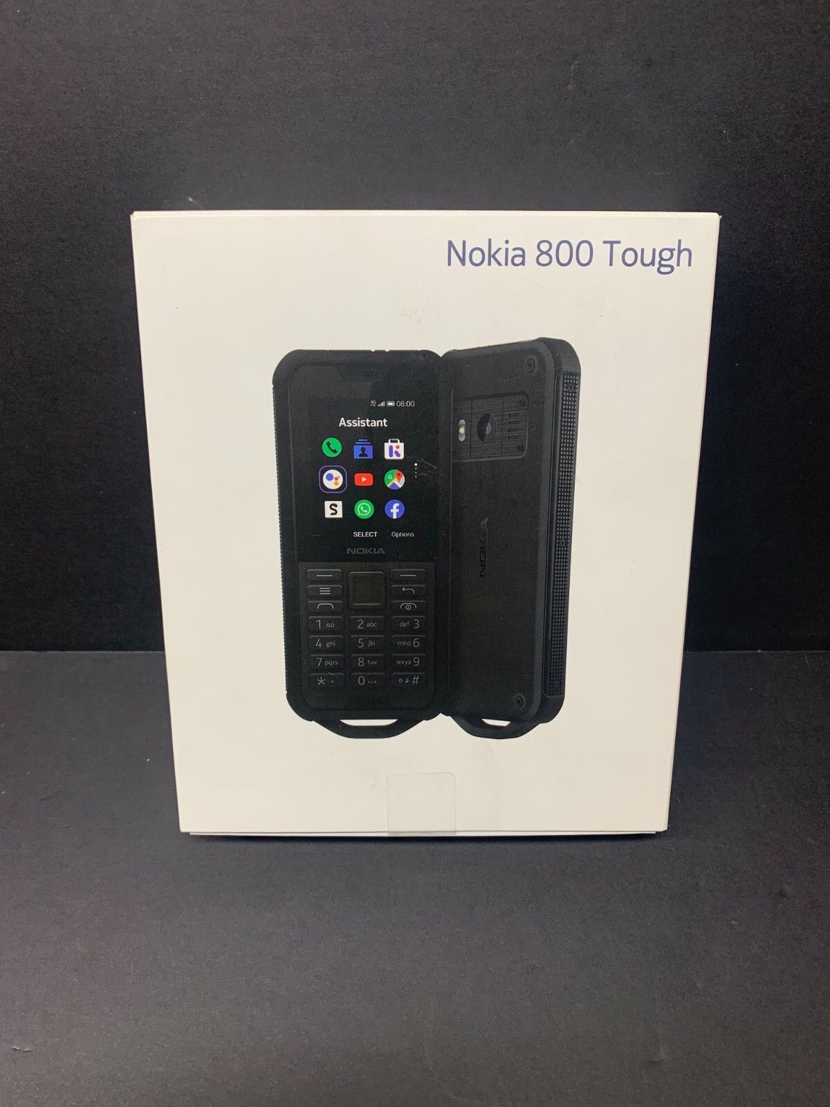 Nokia 800 Tough Black TA-1180 SS Dual Sim Rugged Mobile Phone Brand New