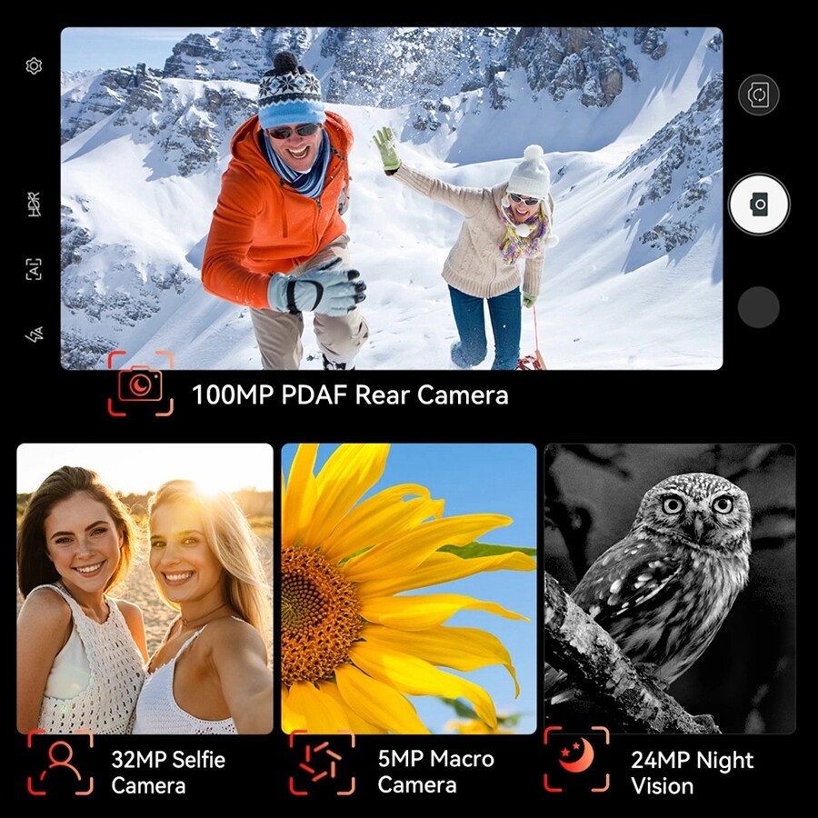 Cubot KingKong 9 Dual Screen Rugged Phone 120Hz 12GB+256GB 100MP Camera 10600mAh
