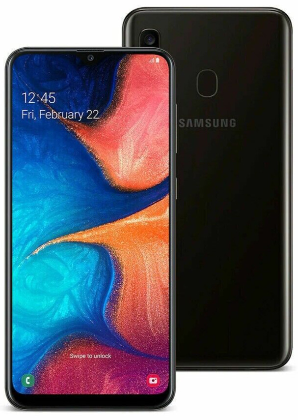 (VERIZON) Samsung Galaxy A20 SM-A205U 32GB Black 6.4” – B GRADE