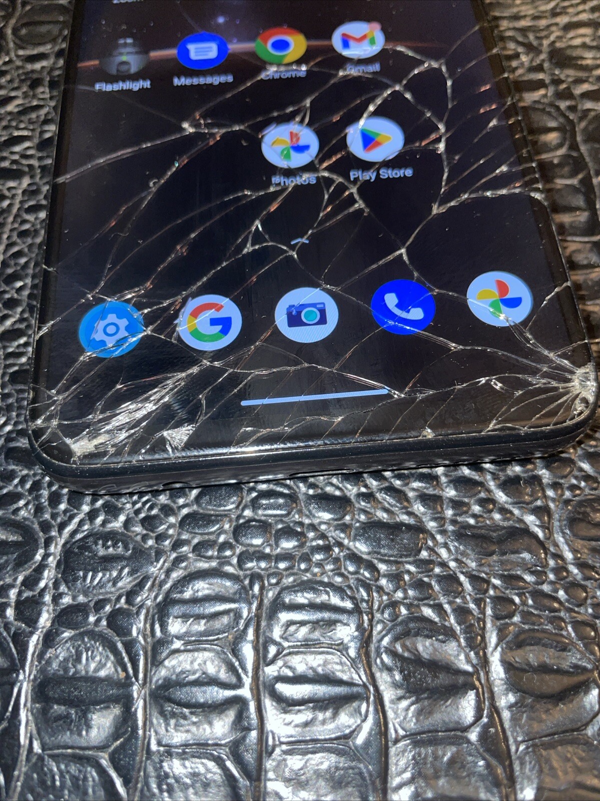 Motorola One 5G Ace 64GB ATT Works Well- Cracked Screen IMEI CLEAN