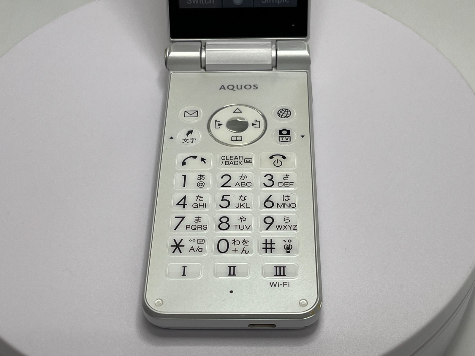 SHARP AQUOS Keitai 2 601SH Softbank White Unlocked SIM Free FLIP PHONE Android