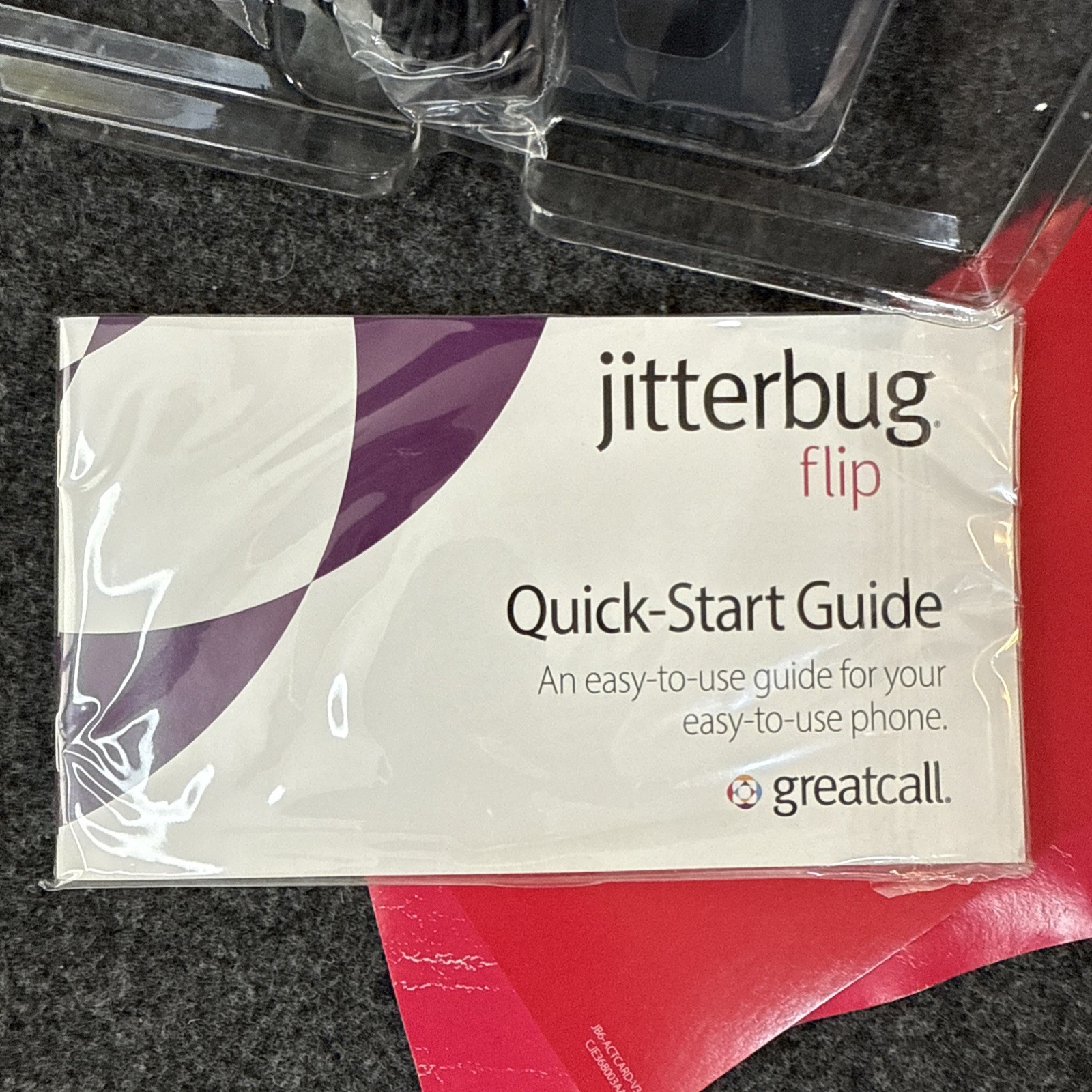 NEW Jitterbug Great Call One Touch Flip Easy-to-Use Cell for Seniors Open Box