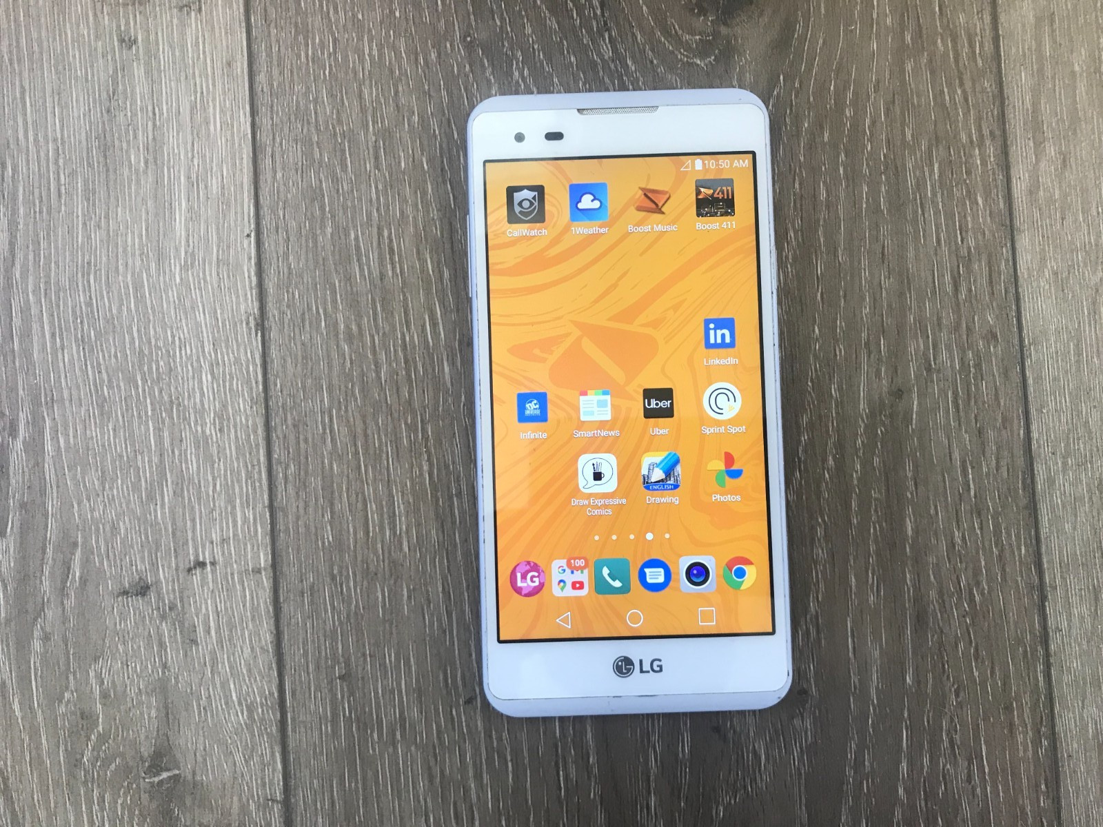 LG Tribute HD LS676 16GB Sprint Whit Android Wireless Smartphone