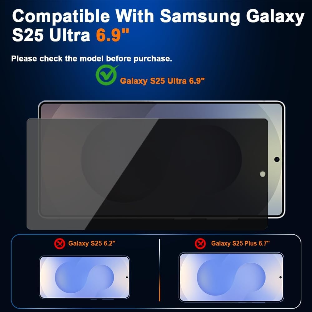 2-Pack Tempered Glass Screen Protectors with Dust-Free Kit for Samsung Galaxy S2