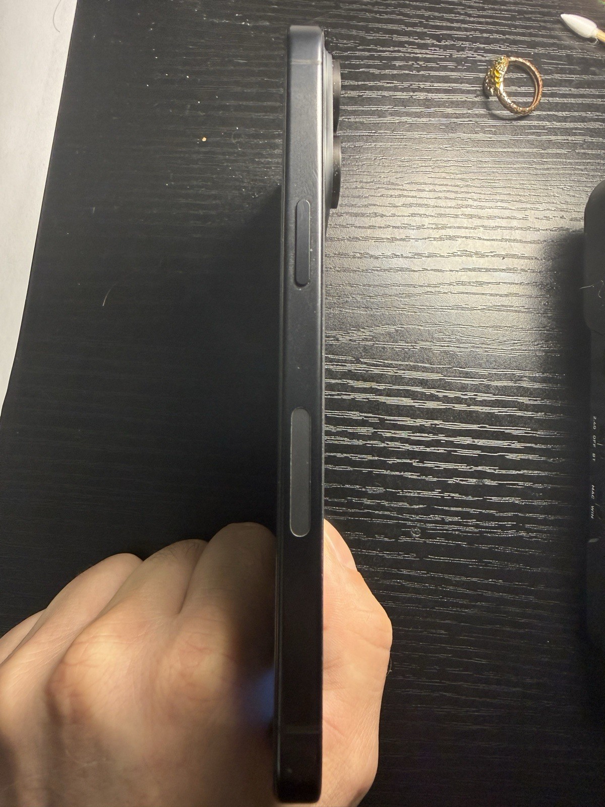 iPhone 15 Pro Max Black Titanium 256GB – AT&T, Aftermarket OLED Screen-100% Batt