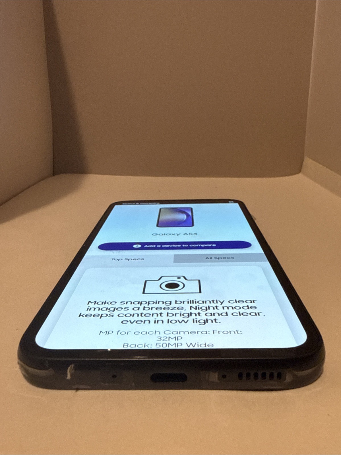 Samsung A54 5G – DEMO UNIT (READ DESCRIPTION)