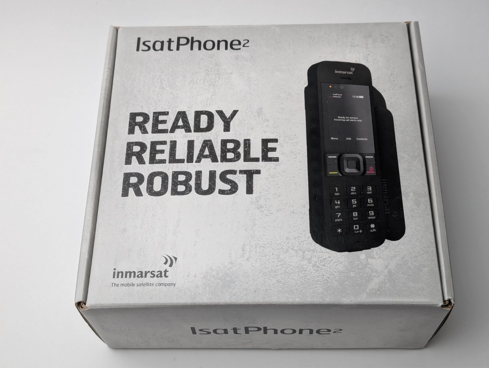 Inmarsat IsatPhone 2 Satellite Phone Open Box Complete GPS Kit w SIM Included